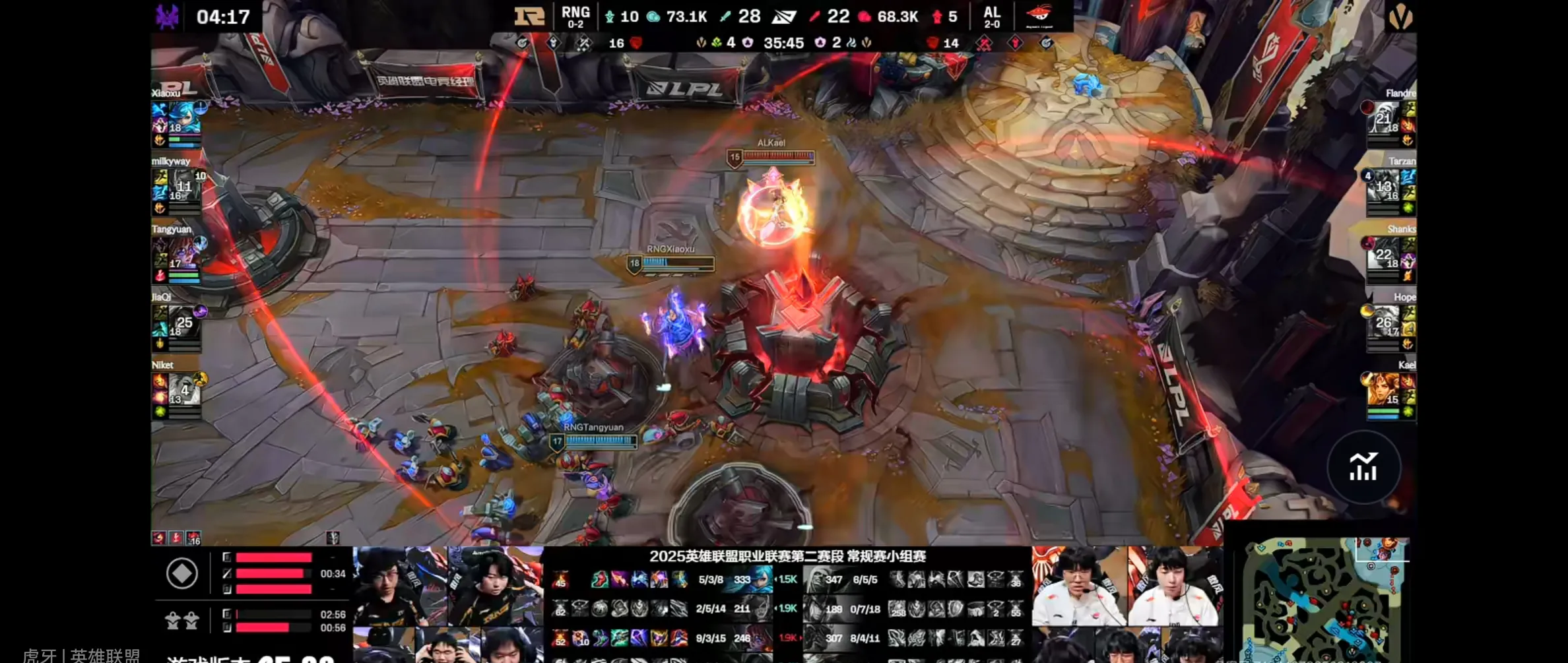 开云-Doinb焦点对战，凯恩与90激战RNG分钟，锐不可当胜负难料！-开云